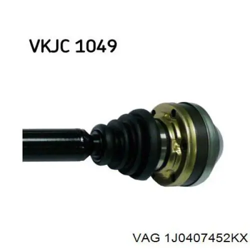 Купить 1J0407452KX VAG Вал приводной правый