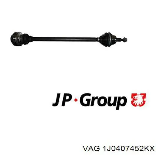 Привод передний правый VAG 1J0407452KX цена, от 97.80 USD