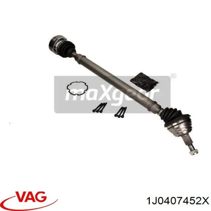 Правая полуось 1J0407452X VAG