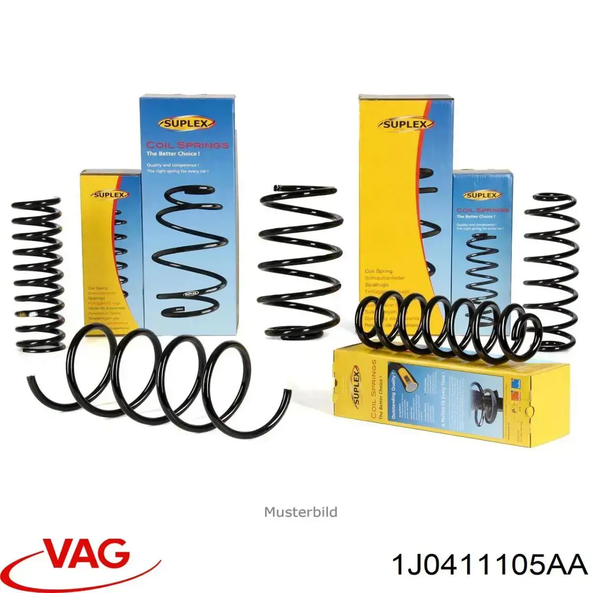 Передняя пружина 1J0411105AA VAG