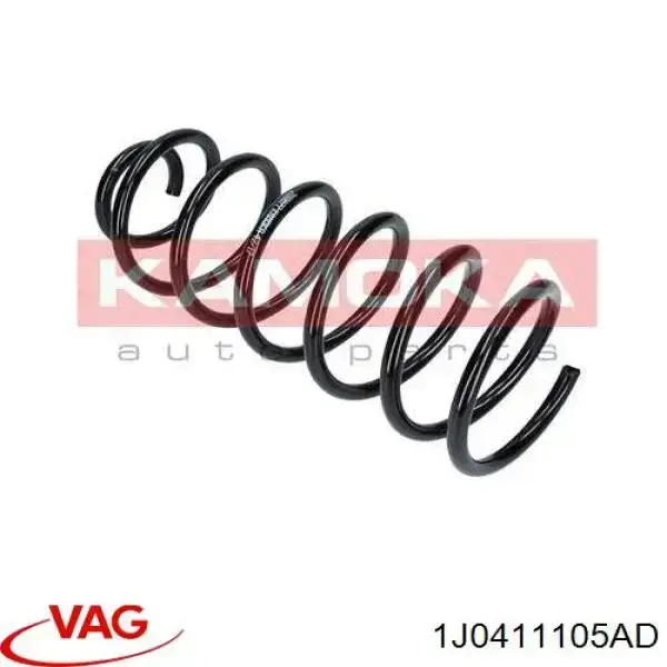 Купить 1J0411105AD VAG Винтовая пружина подвеска