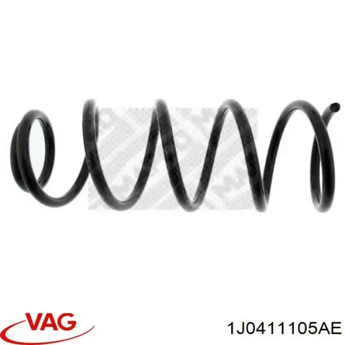 Пружина амортизатора передняя VAG 1J0411105AE цена, от 16.93 USD