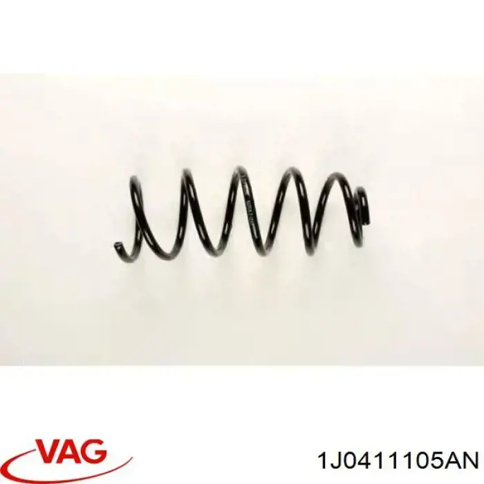 Купить 1J0411105AN VAG Винтовая пружина подвеска