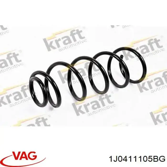 Пружина амортизатора передняя VAG 1J0411105BG цена, от 28.25 USD