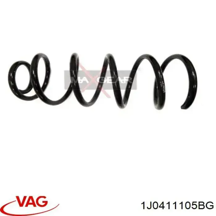 Пружина амортизатора передняя VAG 1J0411105BG цена, от 28.25 USD
