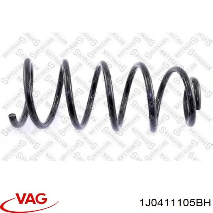 Купить 1J0411105BH VAG Винтовая пружина подвеска
