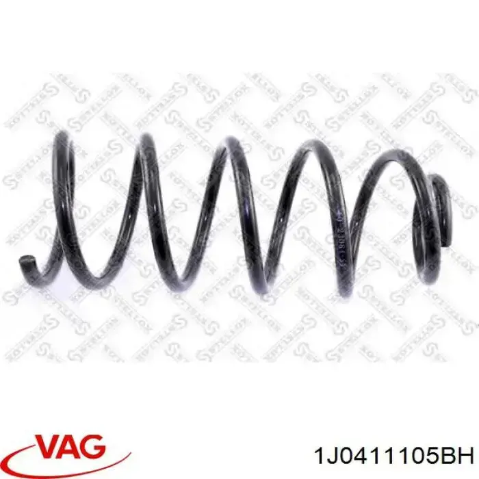 Купить 1J0411105BH VAG Винтовая пружина подвеска