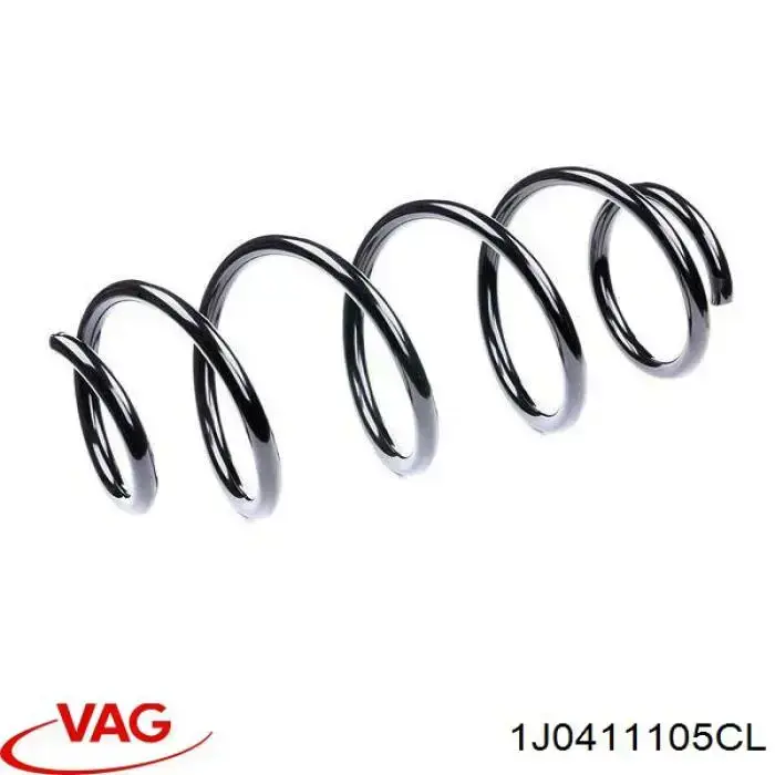 Пружина амортизатора передняя VAG 1J0411105CL цена, от  