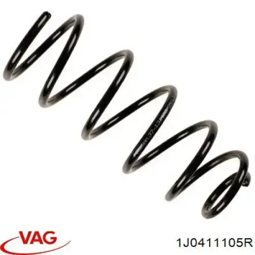 Купить 1J0411105R VAG Винтовая пружина подвеска