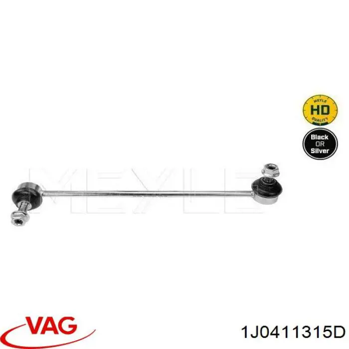 Стойка стабилизатора, переднего, левая VAG 1J0411315D