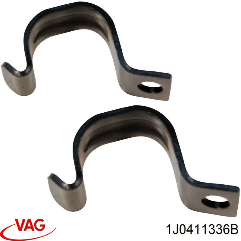 Хомут крепления втулки стабилизатора переднего VAG 1J0411336B цена, от 1.50 USD
