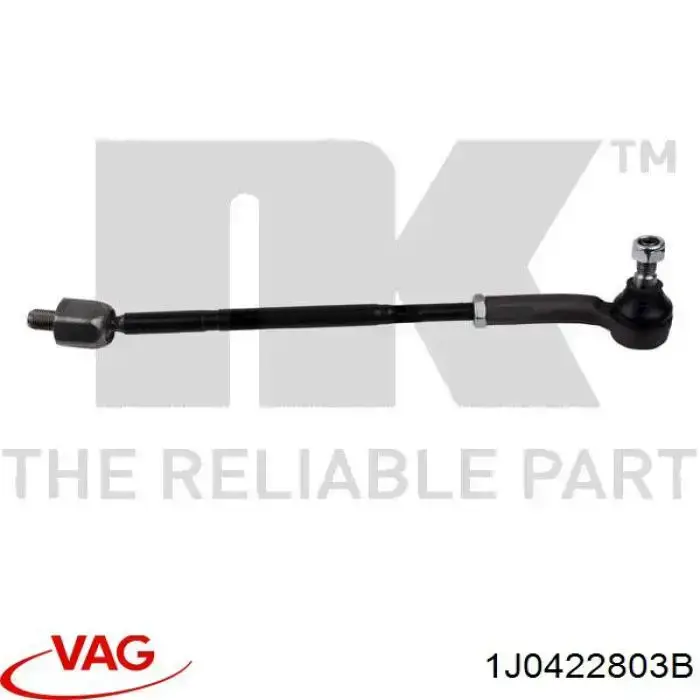 Купить 1J0422803B VAG Тяга рулевая в сборе левая