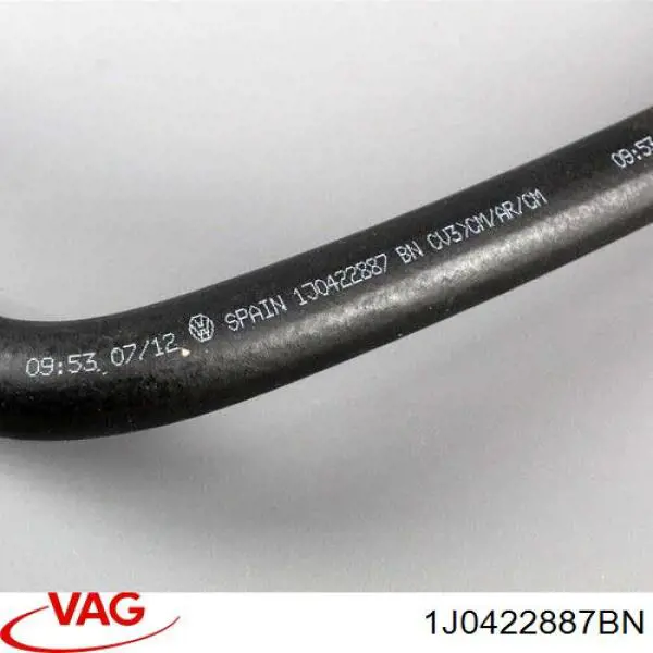 Шланг ГУР низкого давления, от бачка к насосу 1J0422887S VAG