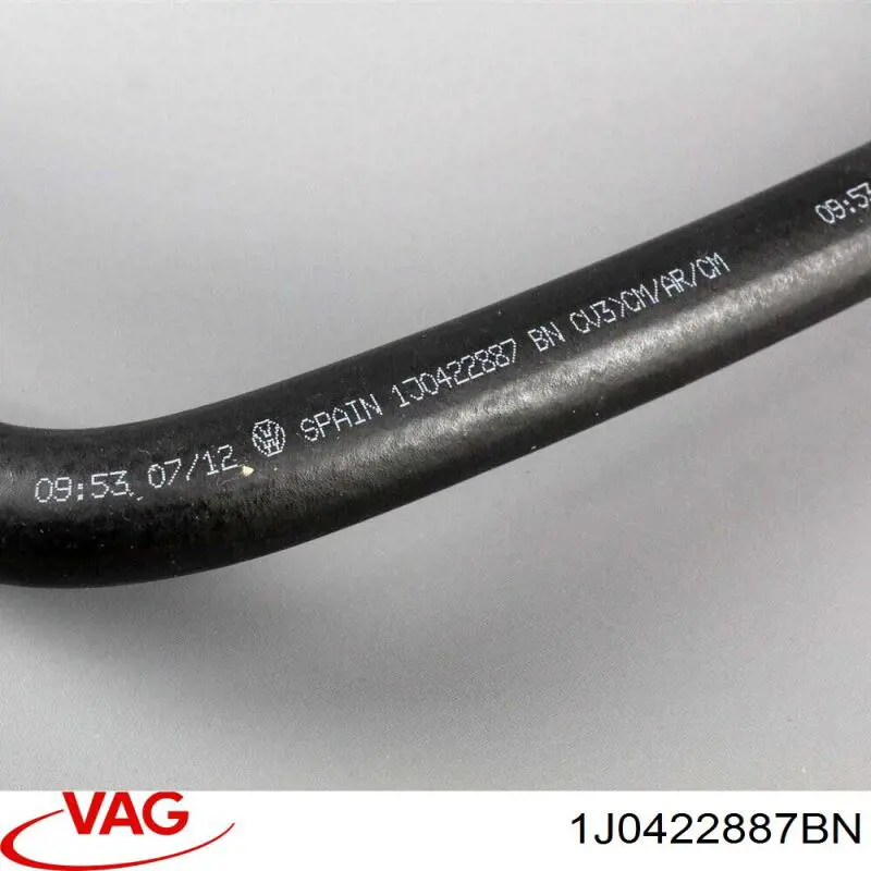 Шланг ГУР, низкого давления, от бачка к насосу VAG 1J0422887S