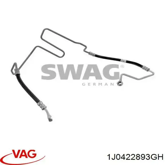 Купить 1J0422893GH VAG Шланг ГУР высокого давления