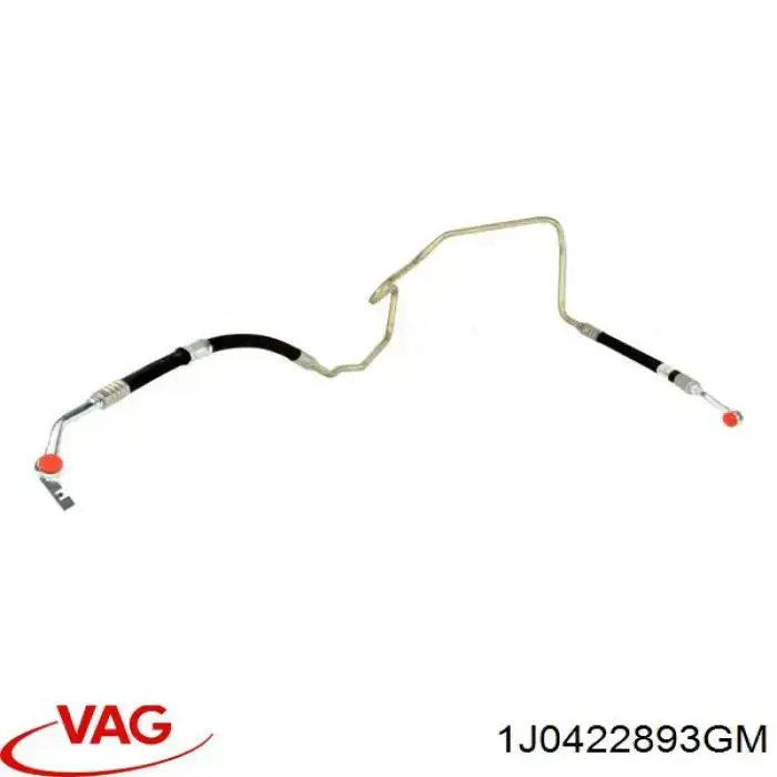 Купить 1J0422893GM VAG Шланг ГУР высокого давления