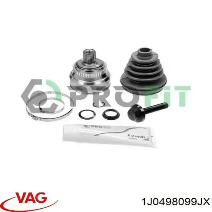 Купить 1J0498099JX VAG Внешняя граната