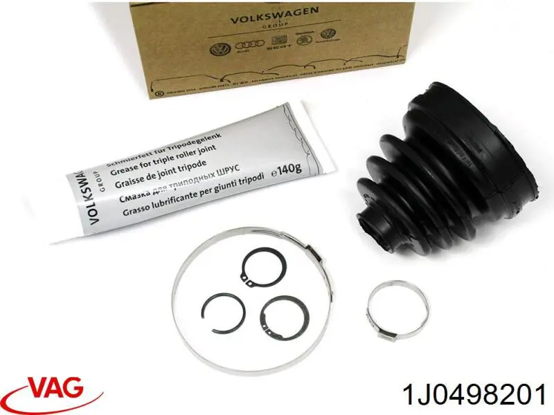 Пыльник ШРУСа внутренний, передней полуоси VAG 1J0498201