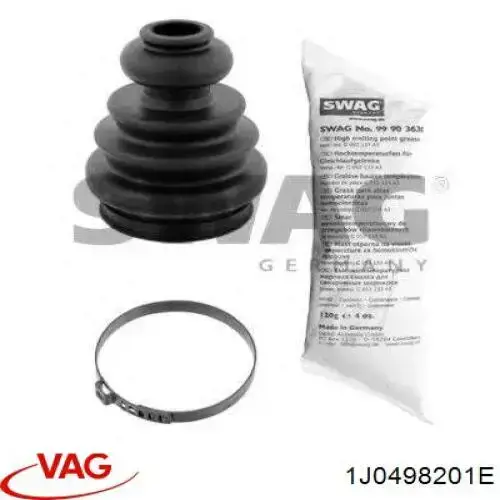 Пыльник шарнира угловых скоростей внутренний передний VAG 1J0498201E цена, от 5.42 USD