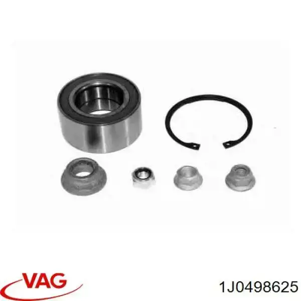 1J0498625 VAG Подшипник ступицы передней