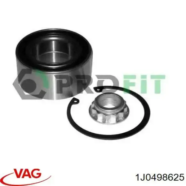 Купить 1J0498625 VAG Подшипник передней ступицы