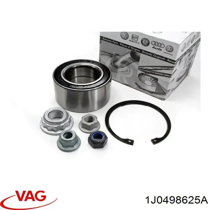 Комплект подшипника ступицы колеса VAG 1J0498625A цена, от 24.15 USD