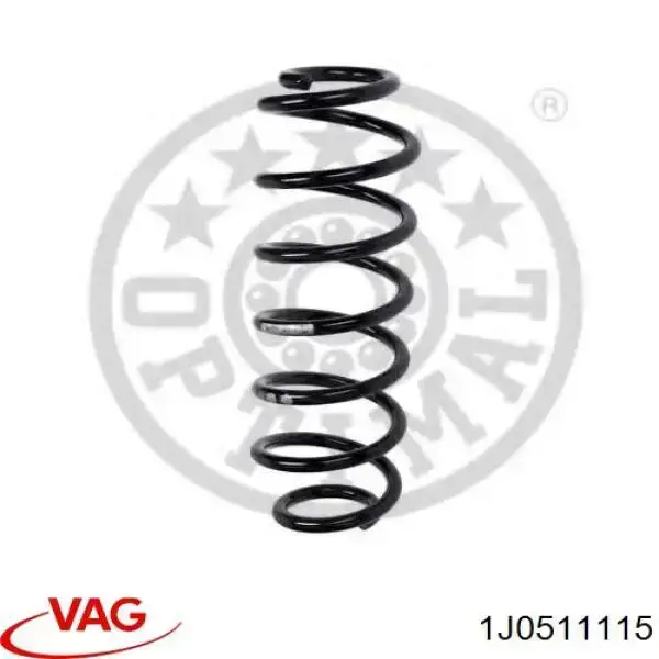 1J0511115 VAG Пружина подвески задняя