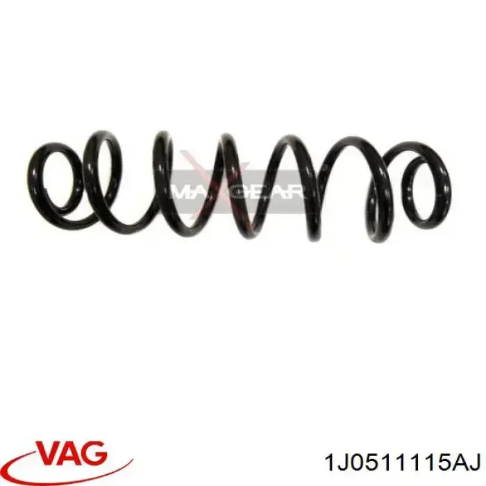 Задняя пружина 1J0511115AJ VAG