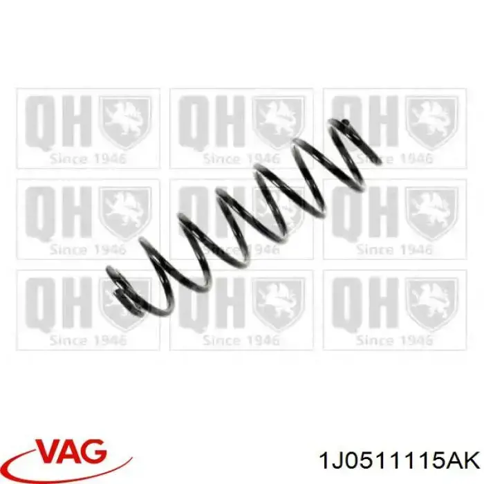 Купить 1J0511115AK VAG Пружина подвески
