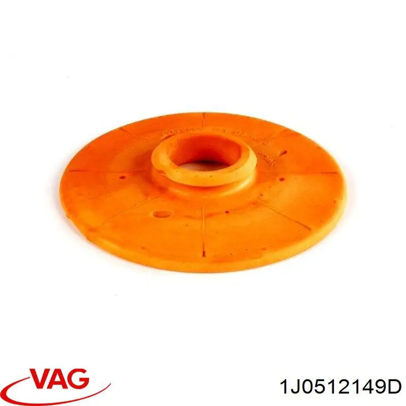1J0512149D VAG проставка (резиновое кольцо пружины задней верхняя)
