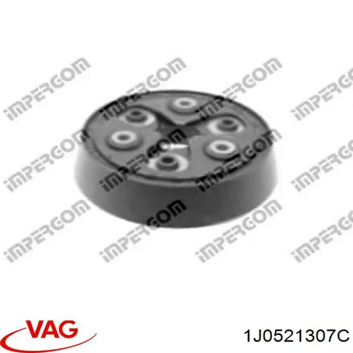 1J0521307C VAG Acoplamiento elástico del cardán original y equivalente