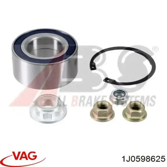 Комплект подшипника ступицы колеса VAG 1J0598625 цена, от 22.57 USD