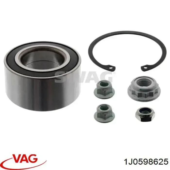 Купить 1J0598625 VAG Подшипник передней ступицы