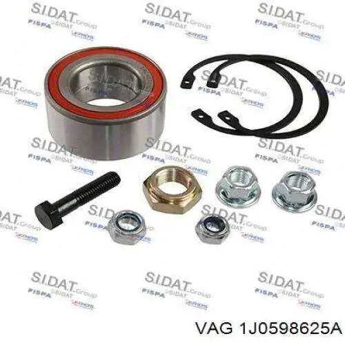 Комплект подшипника ступицы колеса VAG 1J0598625A цена, от 21.59 USD