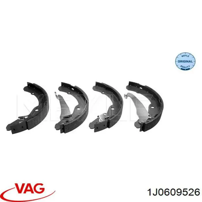 Задние барабанные колодки 1J0609526 VAG