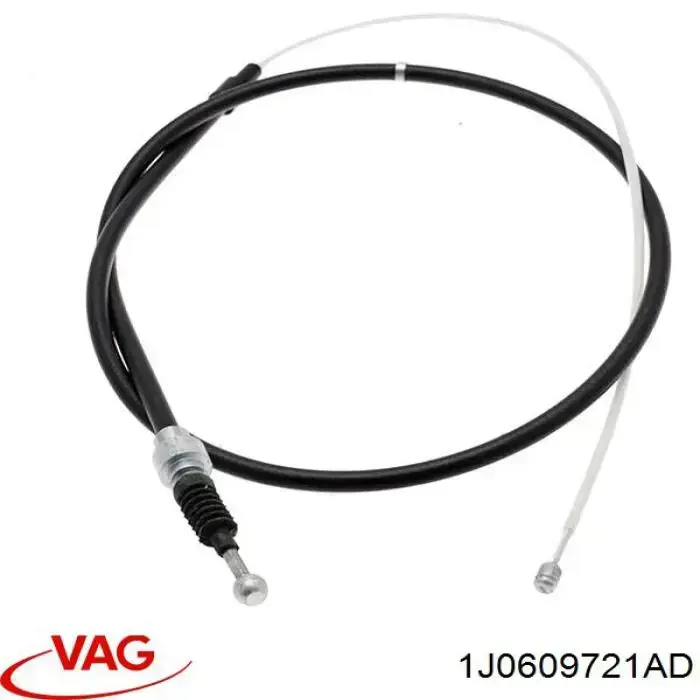 Задний трос ручника 1J0609721AD VAG