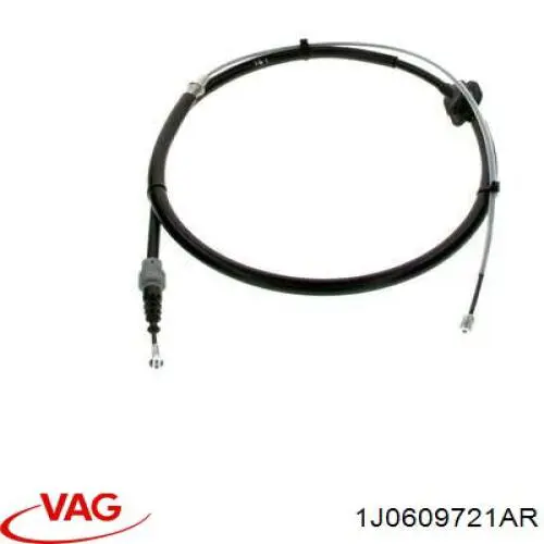 1J0609721AR VAG Трос ручного тормоза задний правый/левый