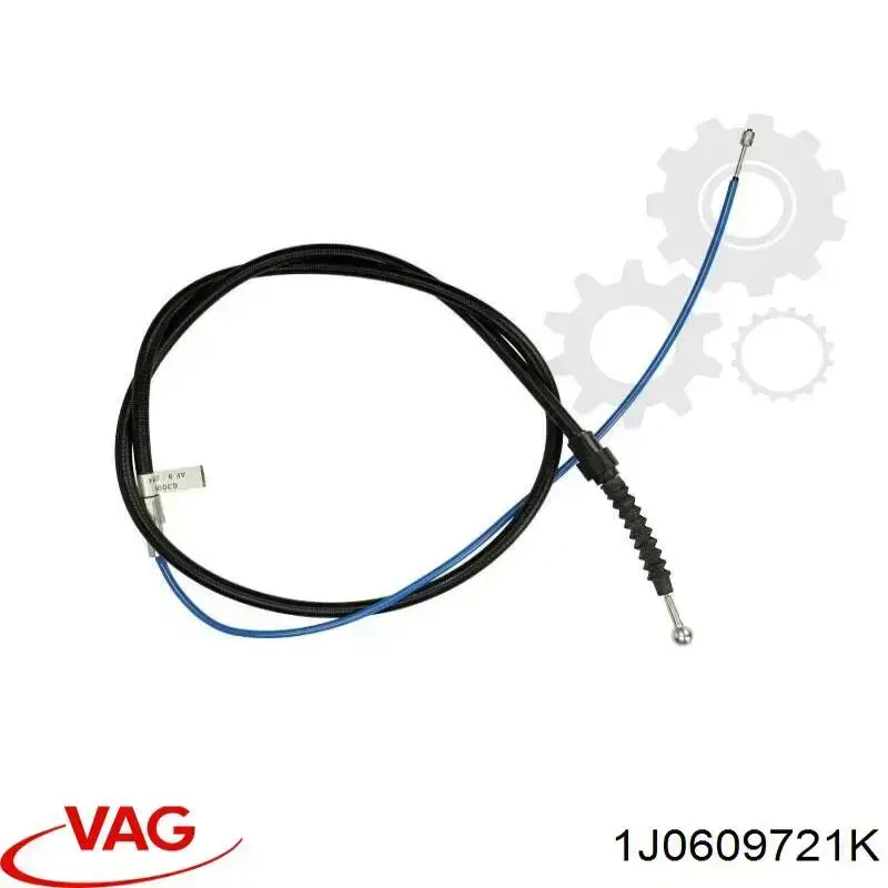 Задний трос ручника 1J0609721K VAG