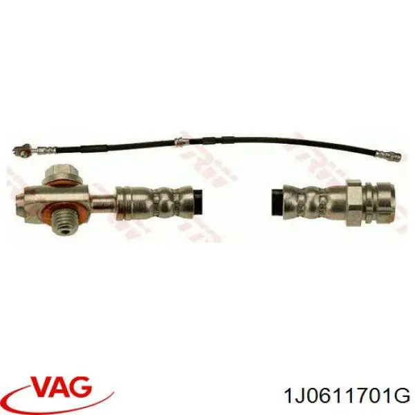 Шланг тормозной передний VAG 1J0611701G цена, от 15.40 USD