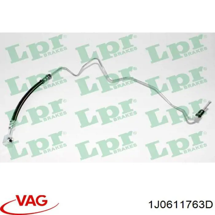 Шланг тормозной задний, левый VAG 1J0611763D цена, от 17.78 USD