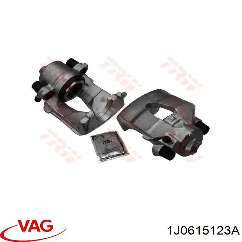 1J0615123A VAG Суппорт тормозной, передний, левый