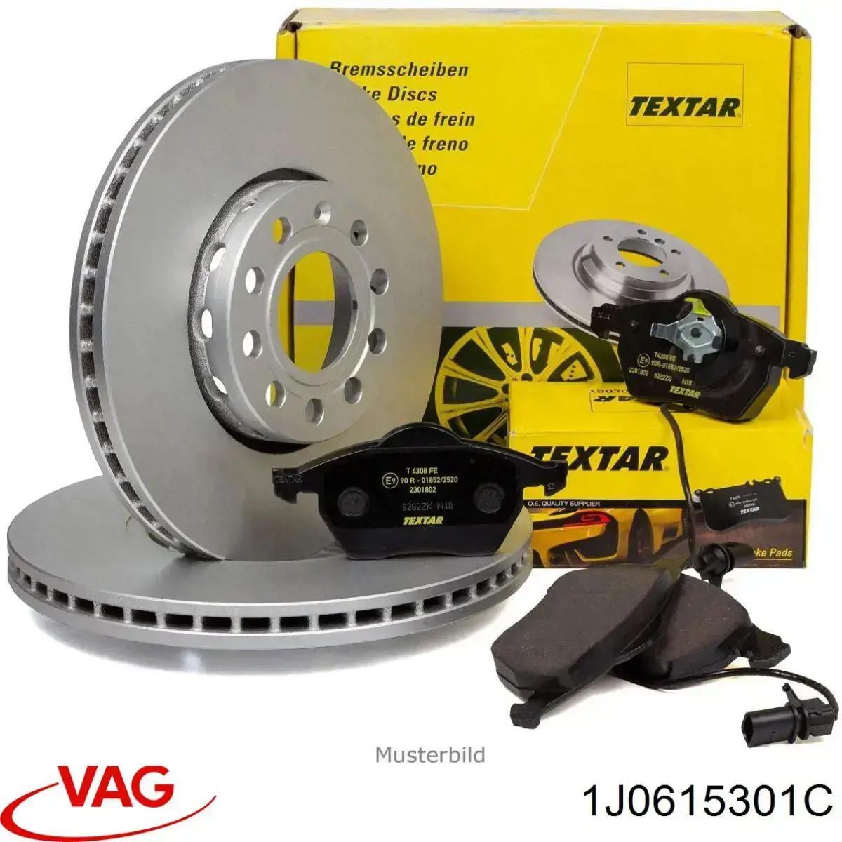 Купить 1J0615301C VAG Ротор тормозной
