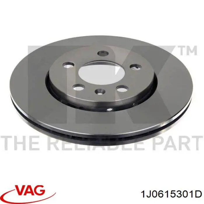 Disco do freio dianteiro VAG 1J0615301D preço, a partir de 53,82 USD