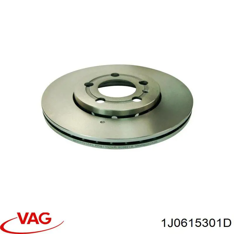 1J0615301D VAG Диск тормозной передний