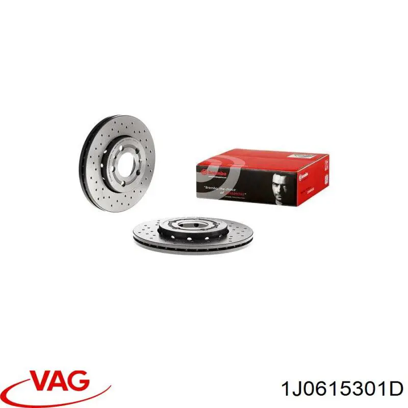Тормоз дисковый передний VAG 1J0615301D цена, от 22.15 USD