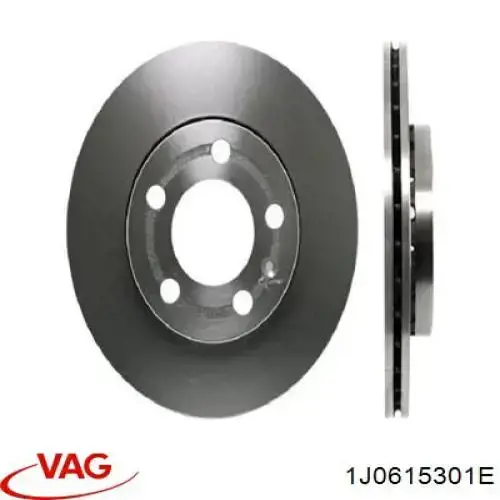 Передние тормозные диски 1J0615301E VAG