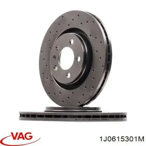 Передние тормозные диски 1J0615301M VAG