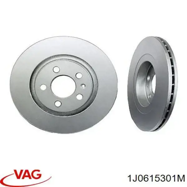 1J0615301M VAG Диск тормозной передний