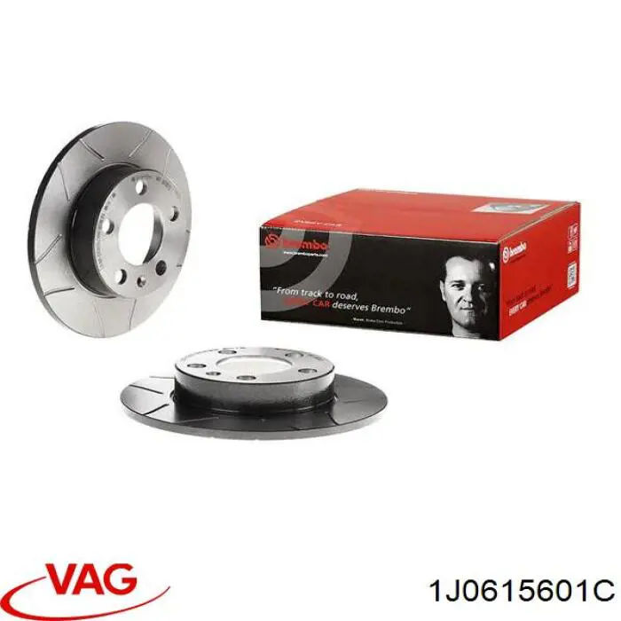 Задний тормозной диск VAG 1J0615601C цена, от 19.77 USD