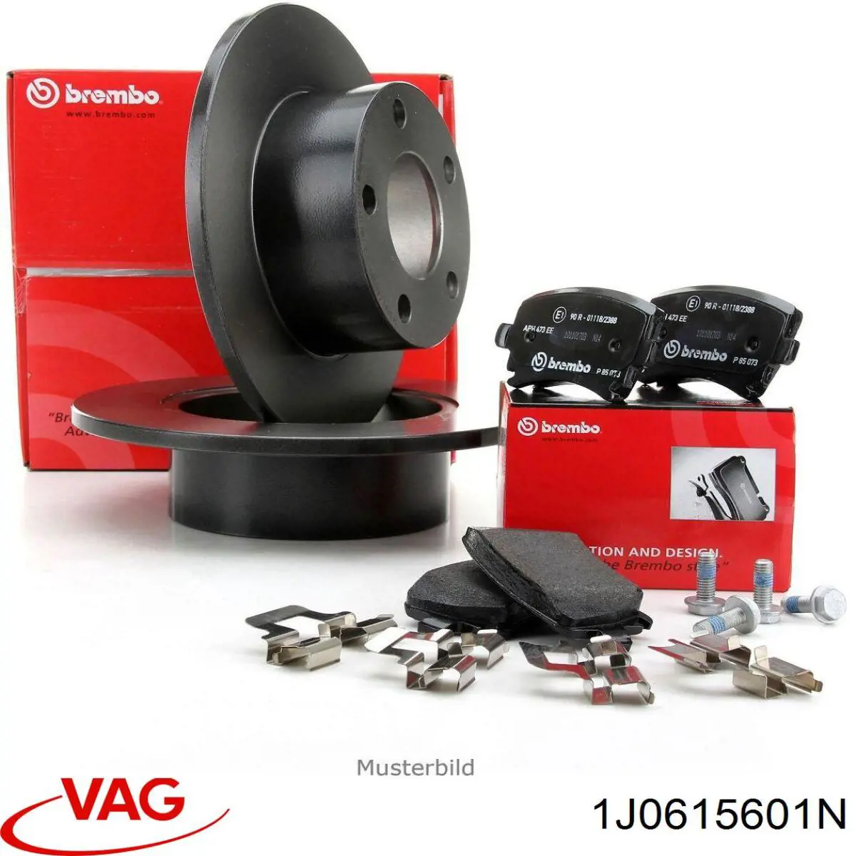 Задний дисковый тормоз VAG 1J0615601N